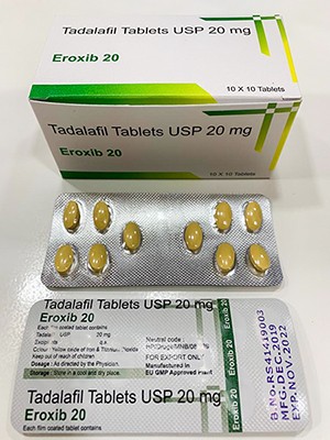 Generic Cialis (Tadalafil) Eroxib  20 MG D