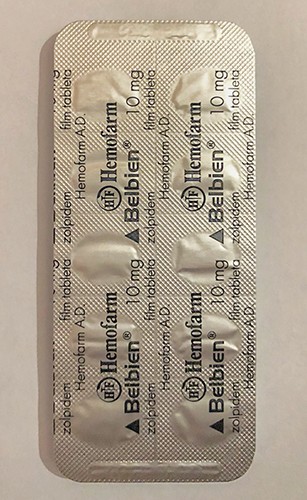 Stilnox Zolpidem (Zolbien) 10 mg Brand