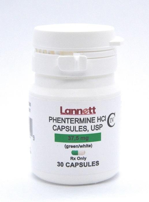 Phentermine Hydrochloride Adipex 37.5 mg Brand B